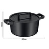 WMF | FLAVOUR – garnek – Ø 240 mm – żeliwo – 5,2 litra – wraz z pokrywką – czarny