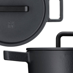 WMF | FLAVOUR – garnek – Ø 240 mm – żeliwo – 5,2 litra – wraz z pokrywką – czarny