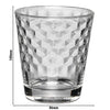 (4 sztuki) WMF | Szklanki – wzór plastra miodu – 230 ml – bez podziałki