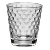 (4 sztuki) WMF | Szklanki – wzór plastra miodu – 230 ml – bez podziałki