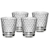 (4 sztuki) WMF | Szklanki – wzór plastra miodu – 230 ml – bez podziałki