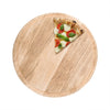 Talerz do pizzy – drewno – Ø 300 mm – z rowkiem na sok