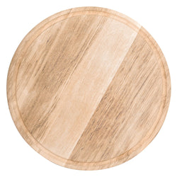 Drewniany talerz do pizzy - Ø 300 mm - z rowkiem