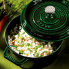 STAUB | Garnek żeliwny LA COCOTTE – Ø 180 mm – zielony bazyliowy
