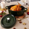STAUB | LA COCOTTE – Cocotte – owalna – 330 mm – żeliwo – kolor zielony bazyliowy