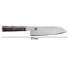 MIYABI | 5000 MCD 67 - Santoku - Ostrze: 180 mm