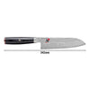 MIYABI | 5000 FC-D - Santoku- Ostrze: 180mm