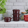 STAUB | LA COCOTTE – Cocotte – Ø 180 mm – żeliwo – kolor grenadynowy