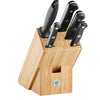 ZWILLING | GOURMET – zestaw noży w blokach – 7 sztuk – naturalny