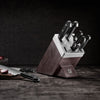 ZWILLING | GOURMET - Samoostrzący się blok na noże - 7 części - Brązowy