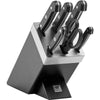 ZWILLING | GOURMET SharpBlock - Samoostrzący się blok na noże - 7 części - Czarny