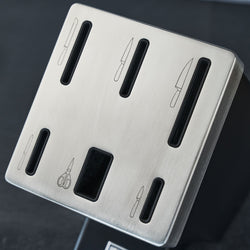 ZWILLING | GOURMET SharpBlock - Samoostrzący się blok na noże - 7 części - Czarny