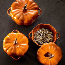 STAUB | Cocotte CERAMIQUE – kształt: dynia – ceramika – Ø 120 mm – cynamonowa