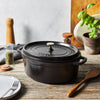 STAUB | LA COCOTTE – Cocotte – owalna – 370 mm – żeliwo – czarna