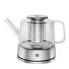 ZWILLING | Sorrento Glass Teapot with Warmer Stand – 800 ml - heat-resistant glass - includes infuser, image 1 of 7