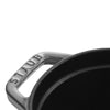 STAUB | LA COCOTTE – Cocotte – pokrywka do potraw wieprzowych – owalna – 170 mm – żeliwo – kolor grafitowo-szary
