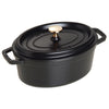 STAUB | Garnek żeliwny LA COCOTTE – owalny – 230 mm – czarny