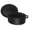 STAUB | Garnek żeliwny LA COCOTTE – owalny – 230 mm – czarny