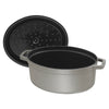STAUB | LA COCOTTE – Cocotte – owalna – 330 mm – żeliwo – kolor grafitowo-szary