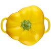 STAUB | CERAMIQUE – Cocotte żaroodporna – w kształcie papryki – 0,45 litra – ceramika – żółty