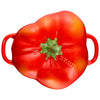 STAUB | CERAMIQUE – Cocotte żeliwna – kształt papryki – średnica 110 mm – ceramika – pomarańczowo-czerwony