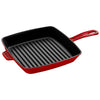 STAUB | GRILL PANS – American Grill – 260 x 260 mm – żeliwo – kolor wiśniowy