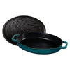 STAUB | SPECIALITIES – forma do pieczenia z pokrywką – owalna – 330 mm – żeliwo – La-Mer