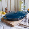STAUB | SPECIALITIES – forma do pieczenia z pokrywką – owalna – 330 mm – żeliwo – La-Mer