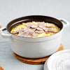 STAUB | LA COCOTTE – Cocotte – Ø 260 mm – żeliwo – biały trufel