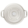STAUB | LA COCOTTE – Cocotte – Ø 220 mm – żeliwo – biały trufel