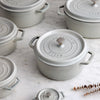 STAUB | LA COCOTTE – Cocotte – Ø 280 mm – żeliwo – biały trufel