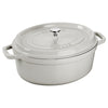 STAUB | LA COCOTTE – Cocotte – owalna – 310 mm – żeliwo – Biały trufle