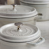 STAUB | LA COCOTTE – Cocotte – owalna – 290 mm – żeliwo – biała trufla