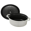 STAUB | Garnek żeliwny LA COCOTTE – owalny – 230 mm – biała trufla