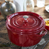 STAUB | LA COCOTTE – Cocotte – Ø 260 mm – żeliwo – kolor bordowy