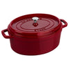 STAUB | LA COCOTTE – Cocotte – owalna – 330 mm – żeliwo – kolor grenadynowy