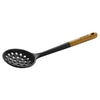 STAUB | Łyżka cedzakowa – 310 mm – silikon – czarna/drewniana
