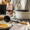 STAUB | Chochla do zupy – długość: 310 mm – silikon – czarna