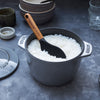 STAUB | Łyżka do ryżu – 220 mm – silikon – czarna/drewniana