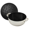 STAUB | LA COCOTTE – La Marmite – Ø 240 mm – żeliwo – biała trufla