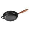 STAUB | PANS – patelnia – średnica 240 mm – żeliwo – czarna | okrągła