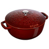 STAUB | LA COCOTTE – La Marmite Lilie – Ø 240 mm – żeliwo – kolor grenadynowy