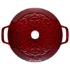 STAUB | LA COCOTTE – La Marmite Lilie – Ø 240 mm – żeliwo – kolor grenadynowy