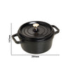 STAUB | LA COCOTTE – Cocotte – Ø 220 mm – żeliwo – czarny