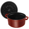 STAUB | LA COCOTTE – Cocotte – Ø 220 mm – żeliwo – kolor grenadynowy