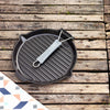 STAUB | PATELNIE GRILLOWE – patelnia grillowa z dziobkiem – Ø 280 mm – żeliwo – czarna