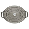 STAUB | LA COCOTTE – Cocotte – owalna – 150 mm – żeliwo – kolor grafitowo-szary