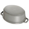 STAUB | LA COCOTTE – Cocotte – owalna – 170 mm – żeliwo – kolor grafitowo-szary