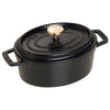 STAUB | LA COCOTTE – Cocotte – owalna – 170 mm – żeliwo – czarna