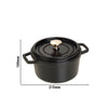 STAUB | LA COCOTTE – Cocotte – Ø 160 mm – żeliwo – czarna